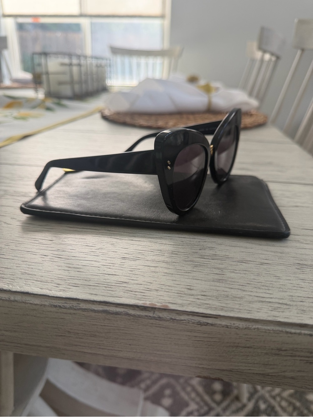 Stella McCartney Women’s Black Cat Eye Sunglasses - SC0037S - Picture 4 of 7